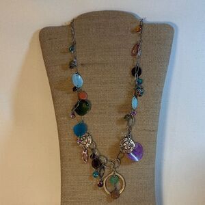 Chico's eclectic Multicolor Bohemian charm Necklace